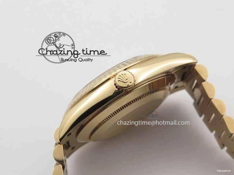 RG Edition On Best A3255 RG President Noob 228239 40mm 1:1 RG Bracelet Day-Date Dial 0409